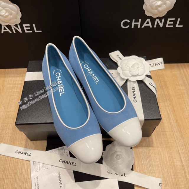 Chanel香奈兒頂級版本磨砂絲綢牛皮小香新款彩色糖果系列單鞋 dx2723